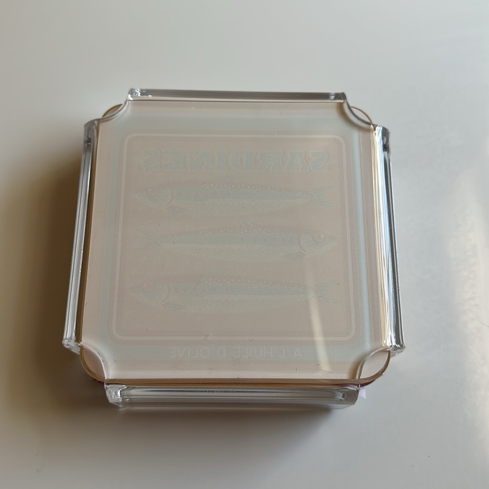 🆕 Sardine Coaster Set Acrylic by Bread + Butter - Picture 8 of 8